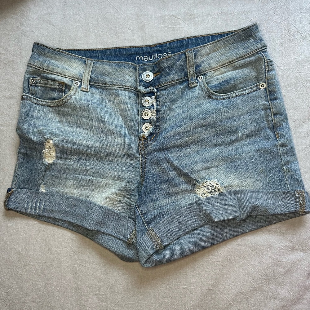 Maurices Blue Denim Women's Shorts